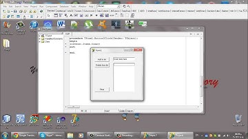 Delphi - ListBox - (Add - Delete - Clear)