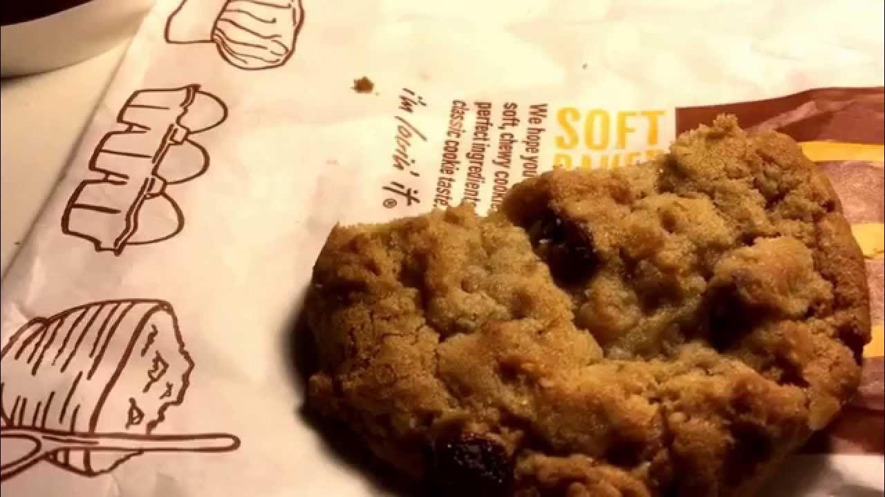 McDonald's SoftBaked Oatmeal Raisin Cookie YouTube