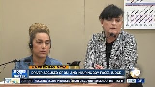 Driver accused of DUI and injuring boy faces judge