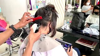 Bob With Hidden Undercut Bob Haircut Short Haircut Hairstyles Hair Transformation Youtube