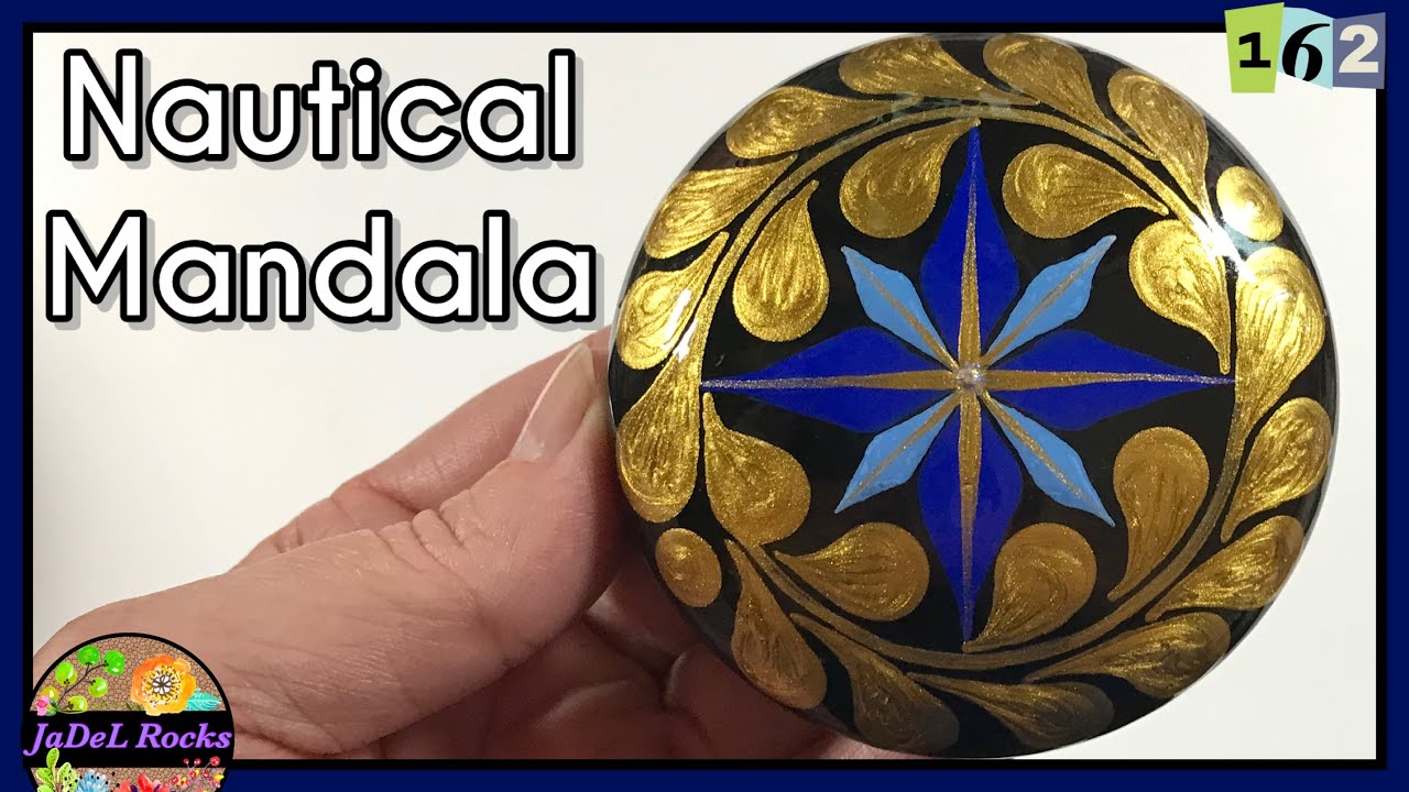 How To Paint A Full Mandala With A Unique Swoosh! 