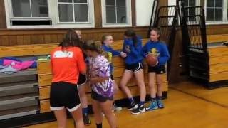 Cranford PAL Hoops doing the Mannequin Challenge