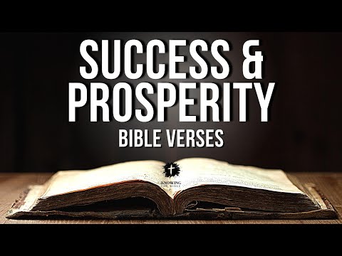 Bible Verses About Success & Prosperity | Powerful Success & Prosperity Scriptures Explained [KJV]