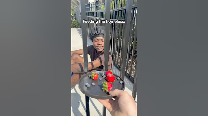 Feeding the homeless 😂