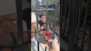 Thumbnail for Feeding the homeless 😂