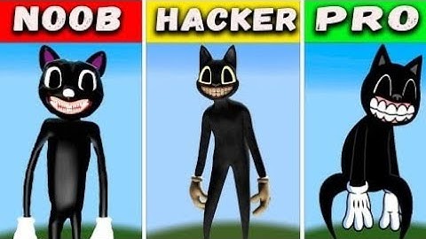 NOOB VS PRO VS HACKER Minecraft Pixel art✨Cartoon cat