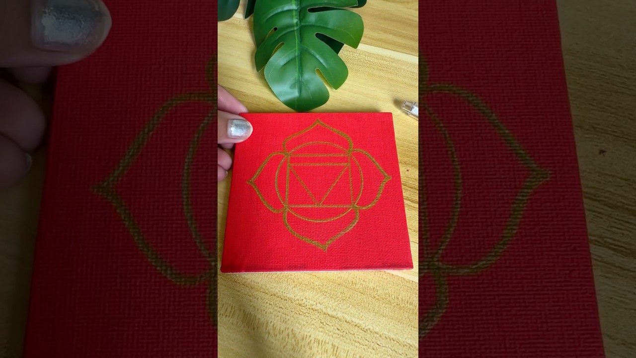 How to Draw Muladhara Chakra ✨ | Root Chakra geometry 