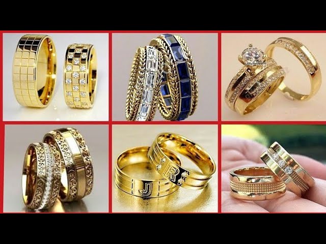 Buy Gold couple Rings Online - Gold Wedding Ring Collections - Jos Alukkas  Online