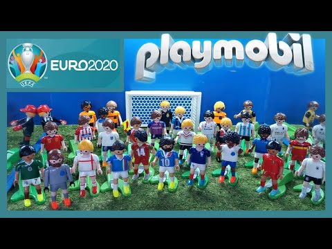 Playmobil Futbol ⚽ EUROCOPA 2020 ⚽ Nuestra Colección de Playmobil Futbolistas Custom