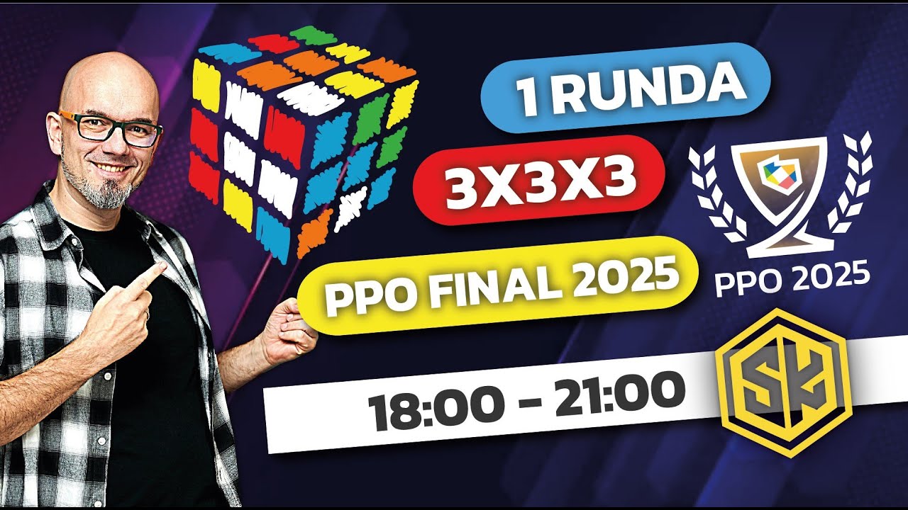 Puchar Polski Online FINAL 2025 - I Runda 3x3x3 - Trenujemy razem!
