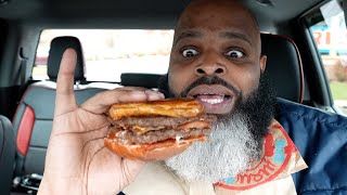 Wendy's Pretzel Baconator Review!