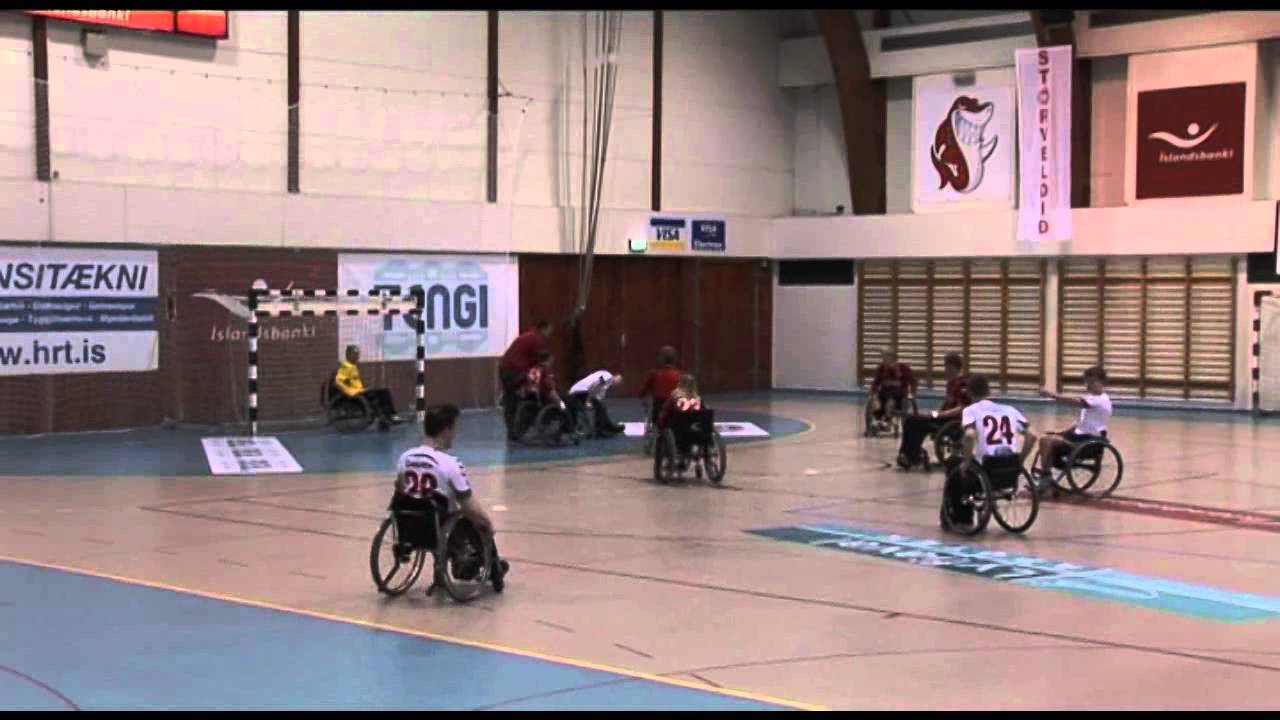 HK vs AFL Wheelchair handball practice match YouTube