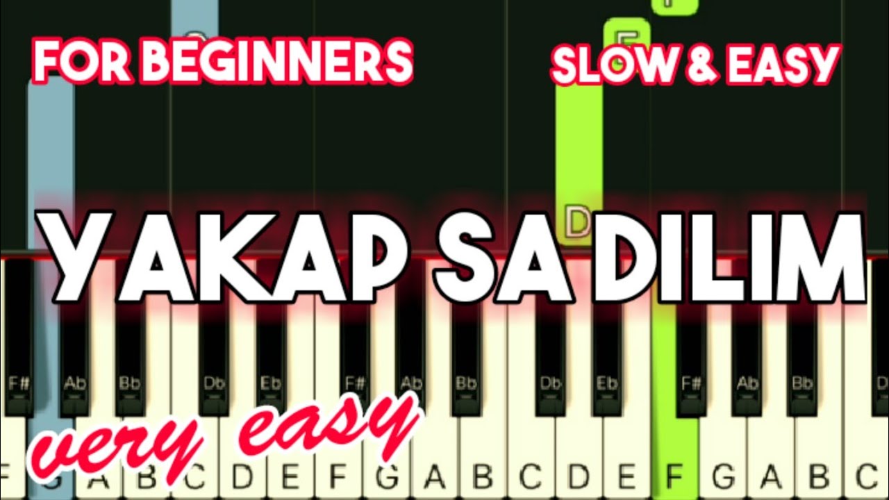 APO HIKING SOCIETY YAKAP SA DILIM SLOW & EASY PIANO TUTORIAL YouTube