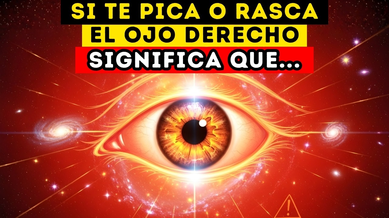 Si te PICA el ojo derecho hoy: el universo te avisa de ESTO 👁️