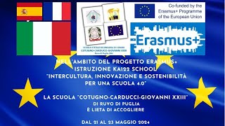 Erasmus+ Mobilita in ingresso. Accoglienza da Spagna e Francia