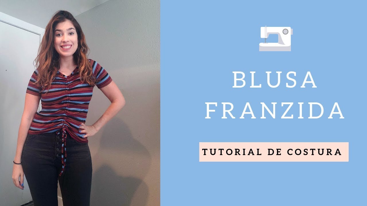 DIY Blusa Franzido Frontal - YouTube