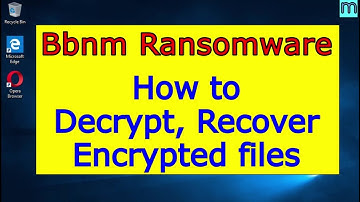 Bbnm virus (ransomware). How to decrypt .Bbnm files. Bbnm File Recovery Guide.