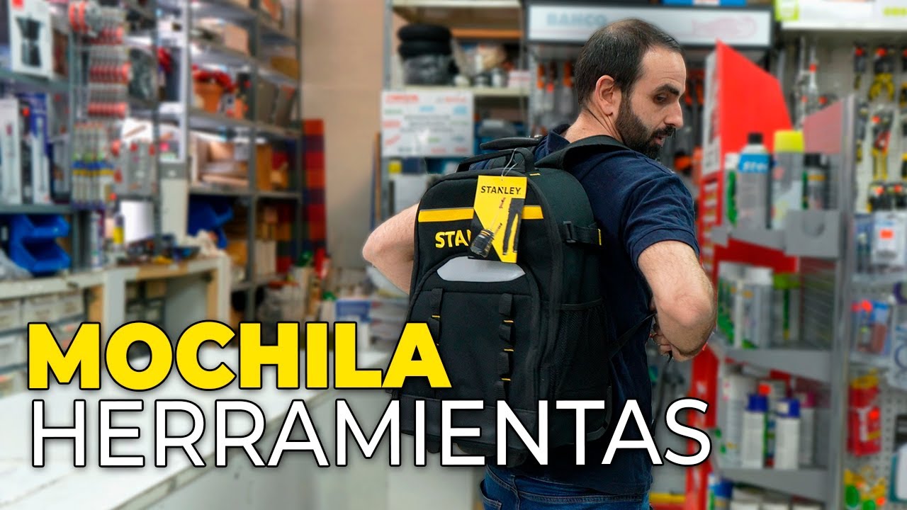 🎒✓ Mochila UNICA para HERRAMIENTAS 🛠️ Stanley STST1-72335