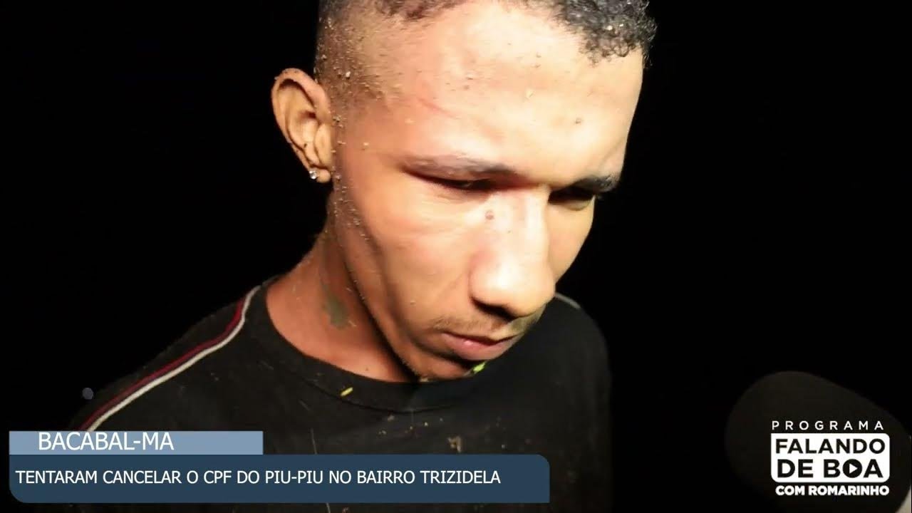 PIU PIU TEVE CPF CANCELADO APÓS CONFRONTO COM A POLICIA MILITAR