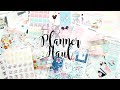 Big Planner Haul! Lots of Washi & Stickers