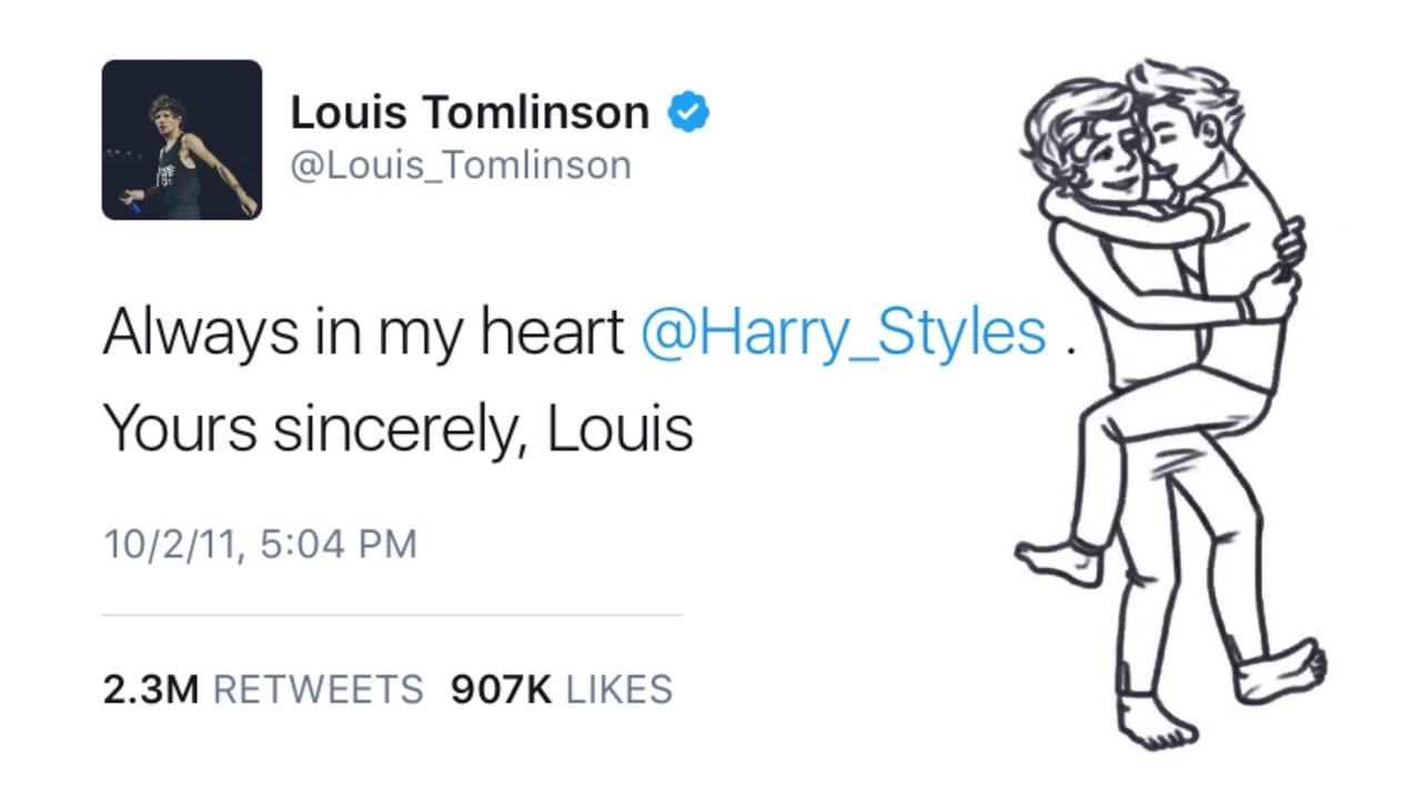 Larry Stylinson - Always In My Heart Tweet - YouTube