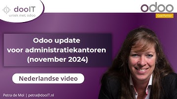 Odoo Versie 18: Wat is nieuw in boekhouden? | Eindejaarsverwerking & Meer!