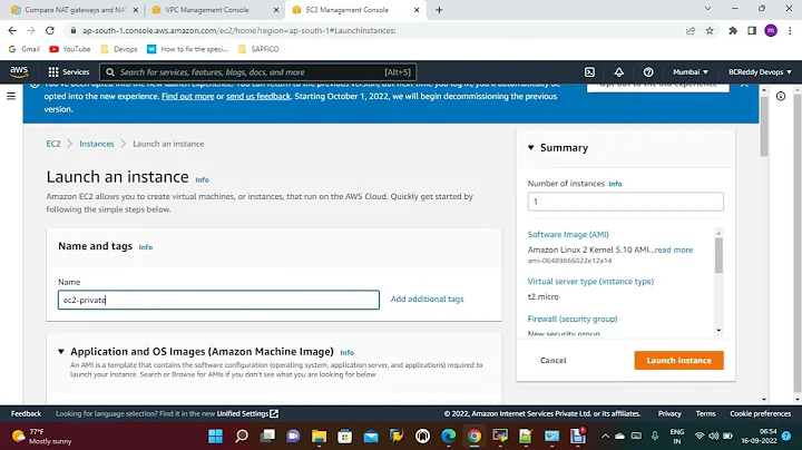 AWS NAT Gateway Demo - Enable Internet to AWS EC2 hosted on Private Subnet