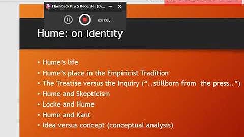 Hume on Identity