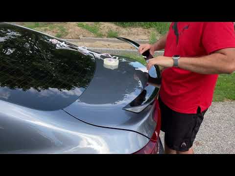 Aftermarket Ebay spoiler install on 2019 Kia Forte