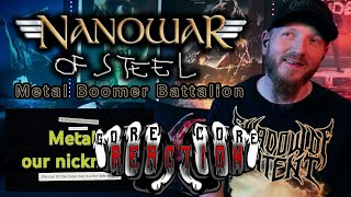 Reaction | Nanowar Of Steel - Metal Boomer Battalion