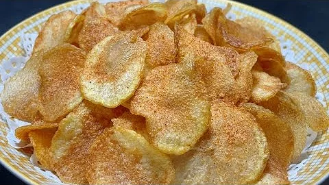 廚師長教你炸薯片的家常做法，步驟詳細，乾香酥脆，比買的還好吃【留意美食】#薯片 #薯片做法 - 天天要聞