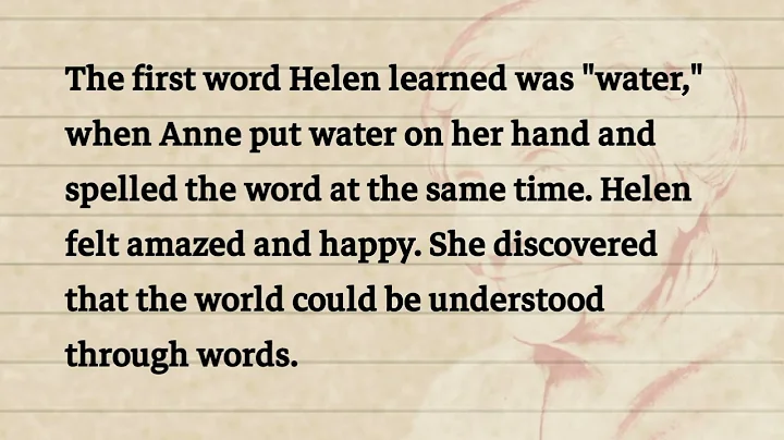 Helen Keller’s Inspiring Life Story | From Darkness to Light.