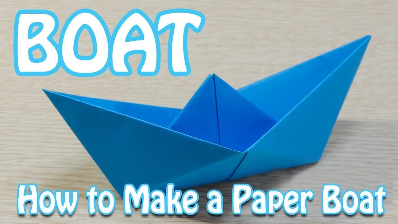 How To Make Paper Boat Very Easy Tutorial