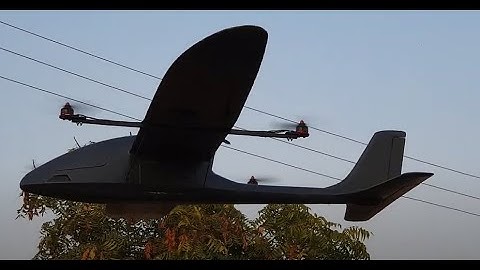 VTOL QuadPlane India Vertical Takeoff and Land RC Mission Planner ArduPilot Medicine Delivery Drone