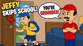 GoAnimate: Jeffy Skips School and Gets Grounded!