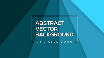 Abstract Vector Background In Adobe Illustrator CC