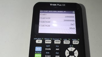Scientific Notation and Engineering Notation on TI-84 Plus CE