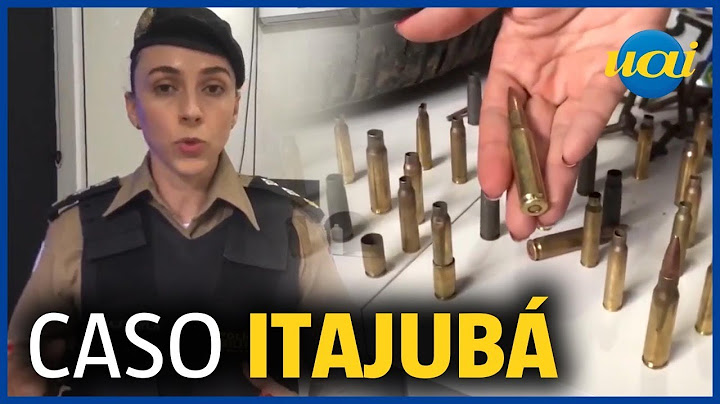 Itajubá: PM mostra armamento usado por criminosos