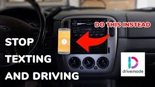 The Safe Way to Text and Drive?? | Drivemode App screenshot 1