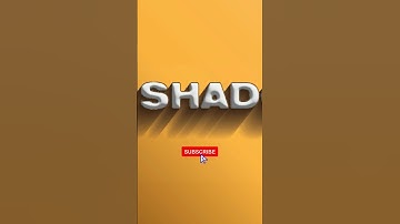 text shadow effect✔️ #illustrator #tutorial