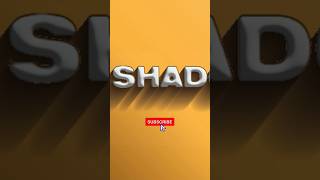 text shadow effect✔️ #illustrator #tutorial