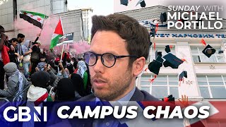 'Celebrating slaughter': tensions flare as 'horrific' antisemitism takes over American campuses