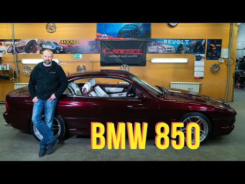 Видео: BMW 850 E31 V12  легенда || Тюнинг салона и не только.
