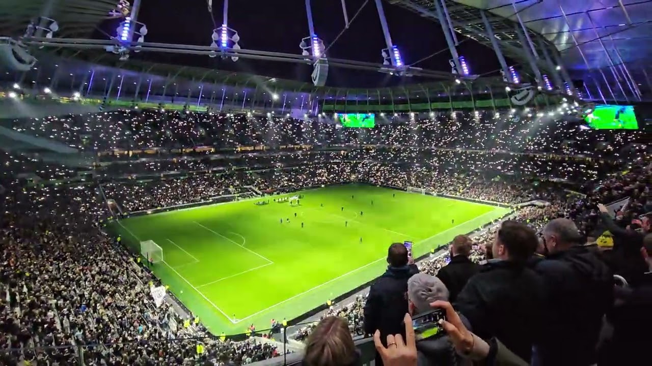 The Tottenham Hotspur Stadium Light Show 31/01/2024