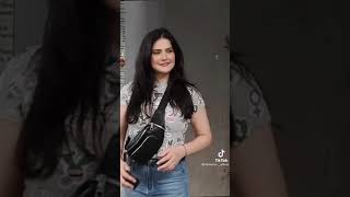 Zareen Khan H0T Looks In Shirt And Jeans cute star of muslim  SubsCribe Our Channel For More Videos