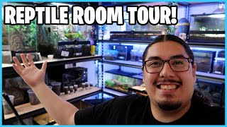 Reptile Room Tour! Lizard Room!