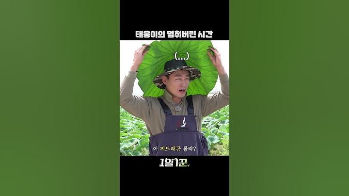 2016년에서 멈춘 태웅이의 시계 | 1일1꾼 #shorts