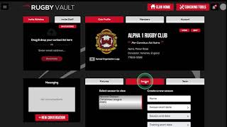 Rugby Vault App Tutorial Create Season screenshot 2