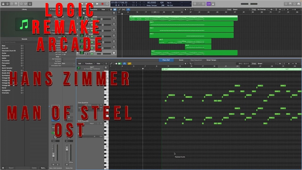 Logic Remake - Arcade, Hans Zimmer (Short Version) - Man Of Steel OST