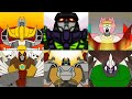 The ultimate transformers combiners compilation part 2 cute devastator optimus maximus volcanicus